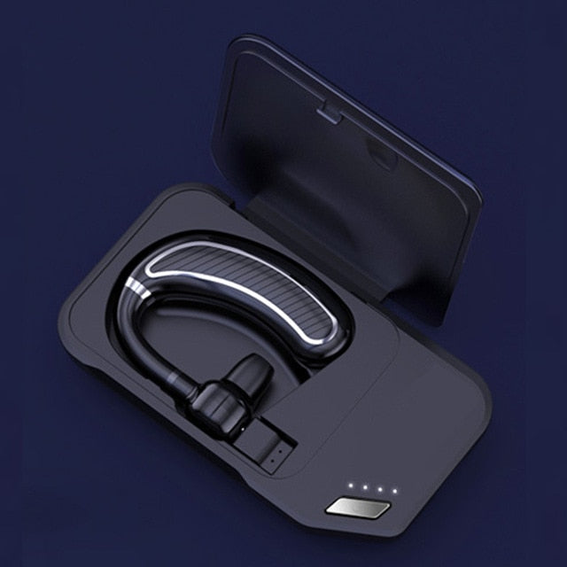 Wireless Single Earpiece Headset with Mic for Calls
