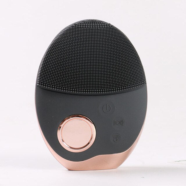 Silicone Facial Cleanser With Phototherapy Light