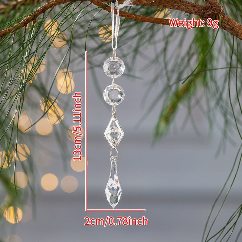 Crystal Christmas Tree Ornaments | Winter Sparkle