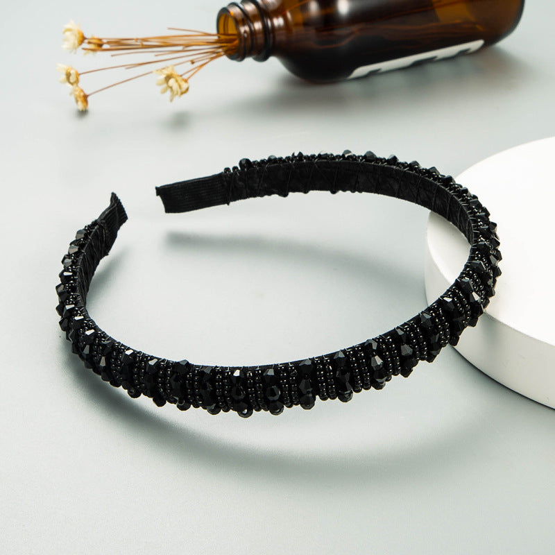 Crystal Hair Band for Face Washing & Elegant Styling