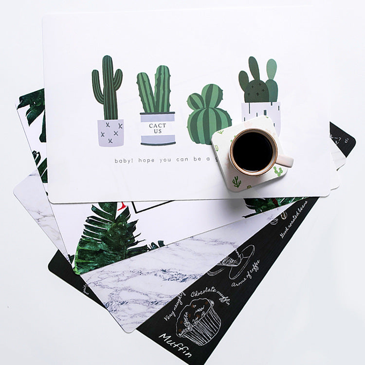 Waterproof Placemat for Hot Bowls, Easy Wipe Clean
