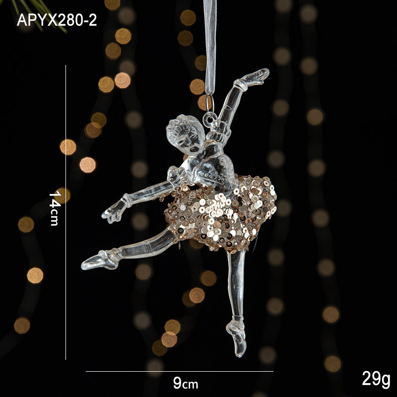 Acrylic Christmas Ornaments for Sparkling Tree Decor