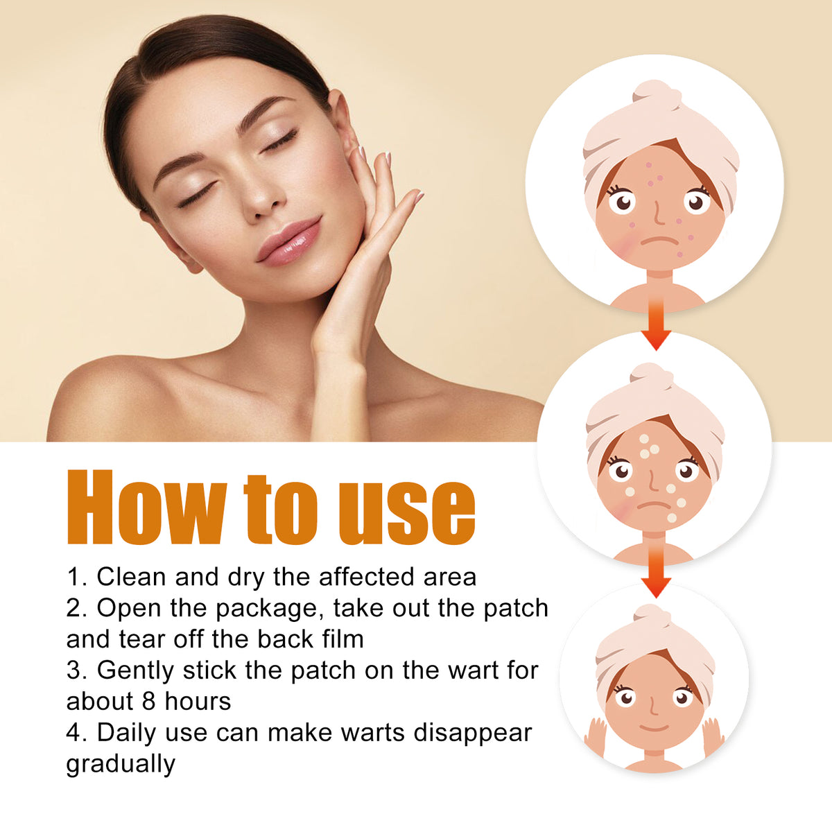 Micro Dart Skin Tag Patches for Targeted Skin Care