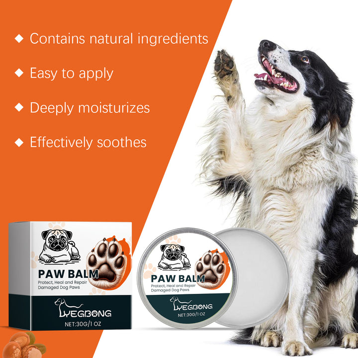 Dog Paw Balm for Dry, Cracked Pads and Rough Noses