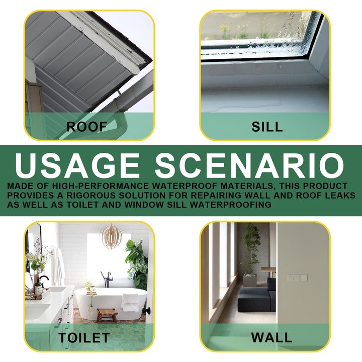 Leak-Proof Sealant for Invisible Waterproof Repairs