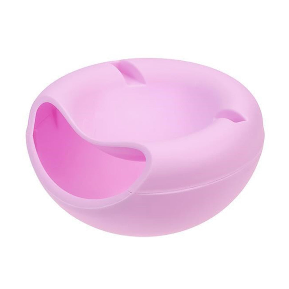 Snack Bowl with Phone Stand and Separate Shell Tray