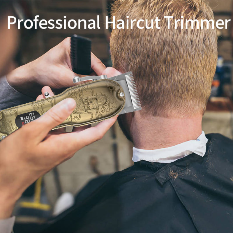 Metal Hair Clipper Set for Precise Home Grooming Control