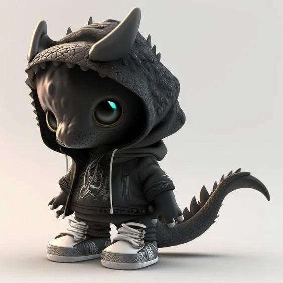 Halloween Dinosaur Elf Figurine for Whimsical Displays