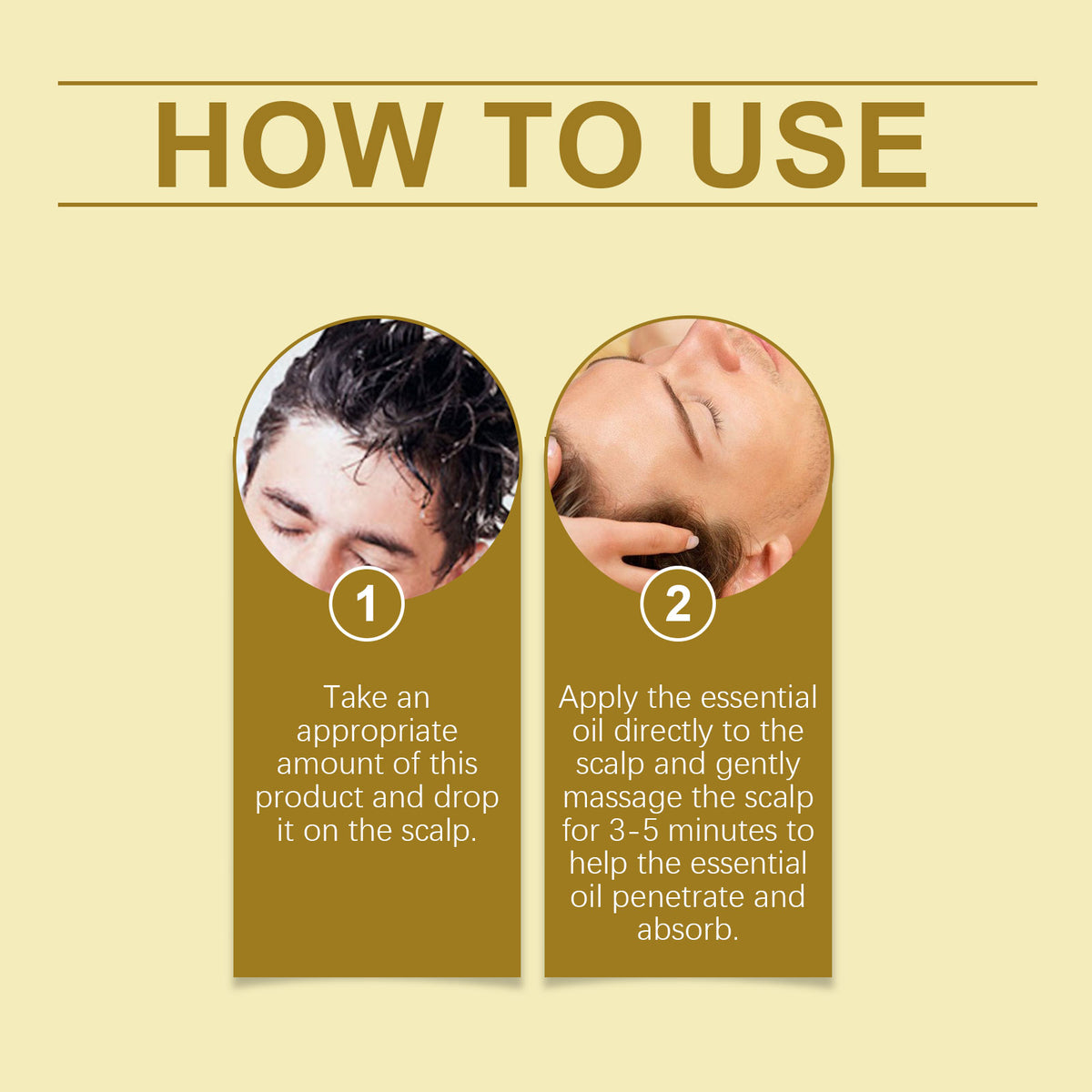 Men's Rosemary Hair Oil for Fuller-Looking, Smooth Hair