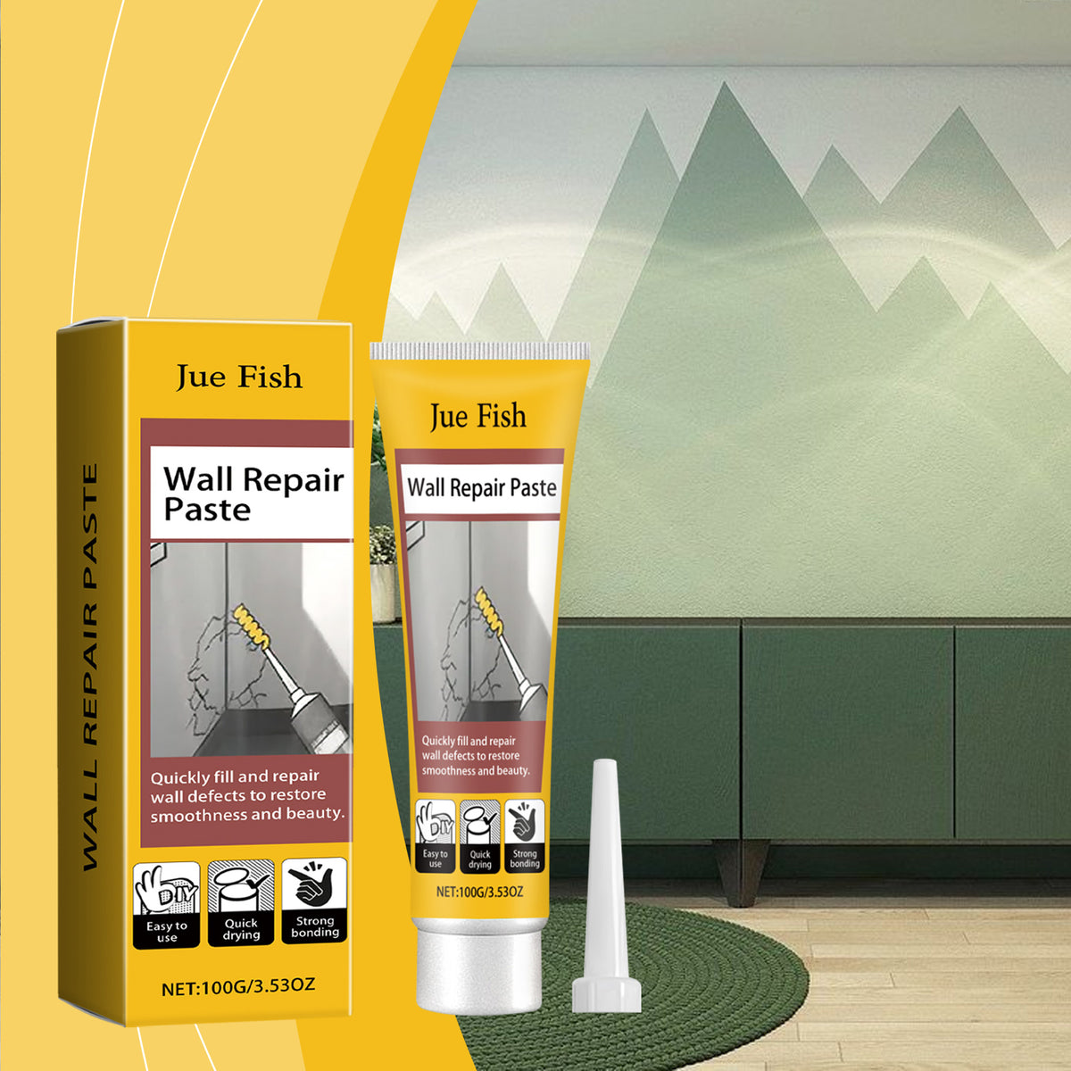 Wall Crack Repair Plaster for Smooth, Quick Fixes