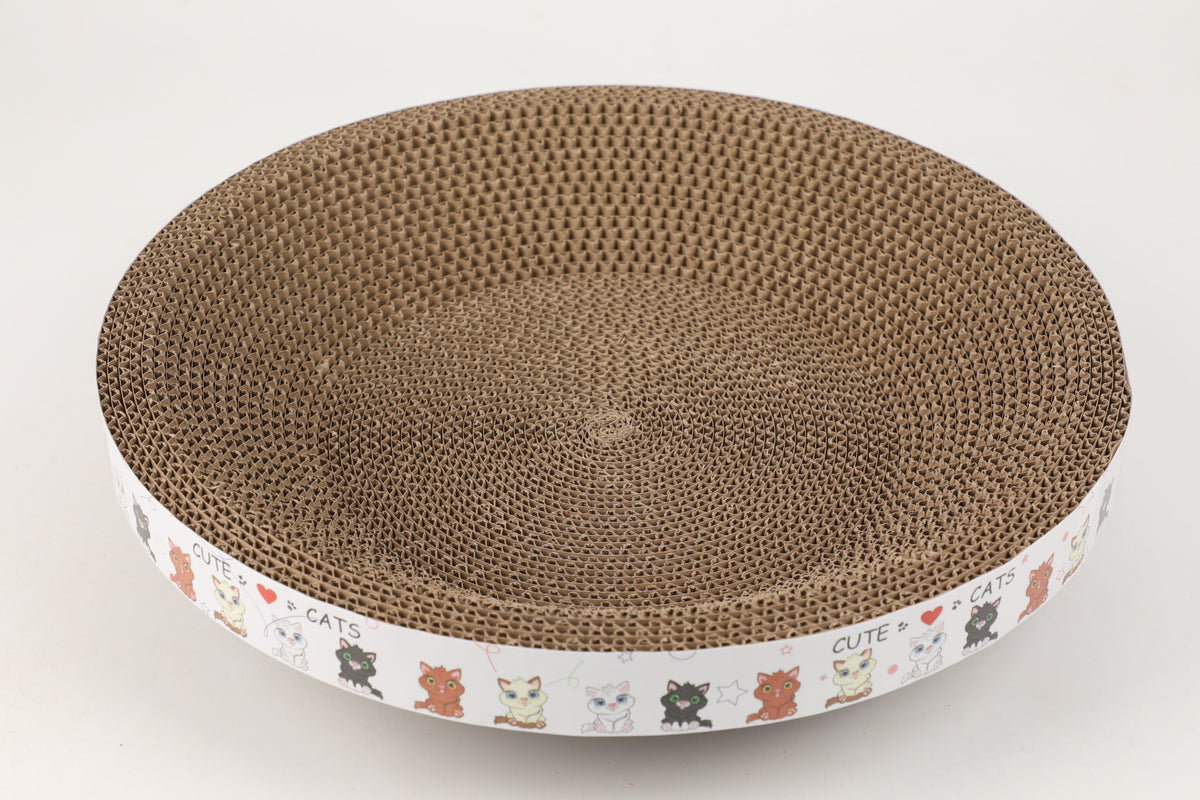 Cat Scratching Bowl for Claw Care and Cozy Lounging
