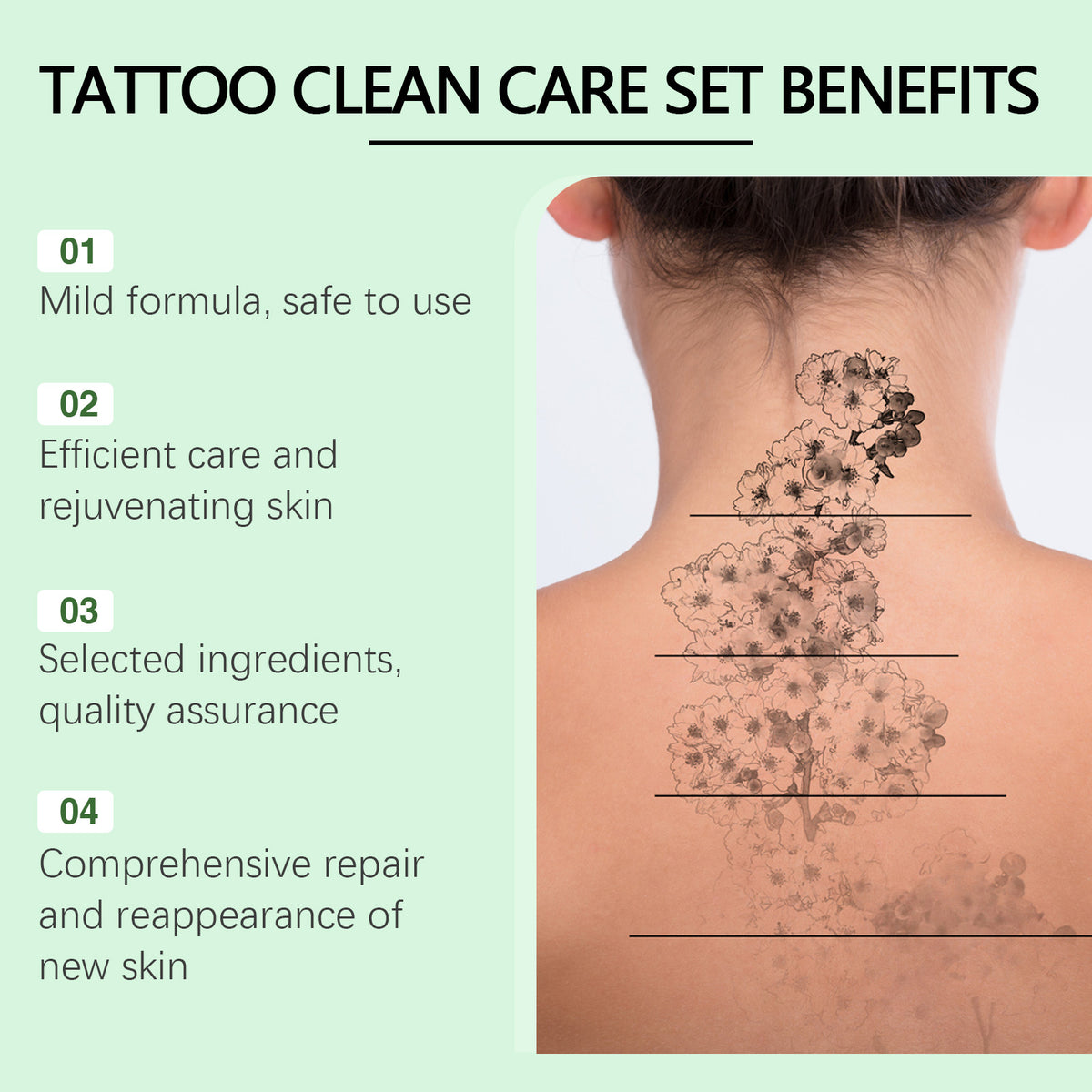 Daily Tattoo Care Set for Dry Skin and Softer Texture