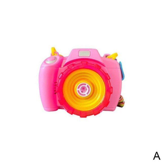 Bubble Camera Toy With LED Lights for Outdoor Kids