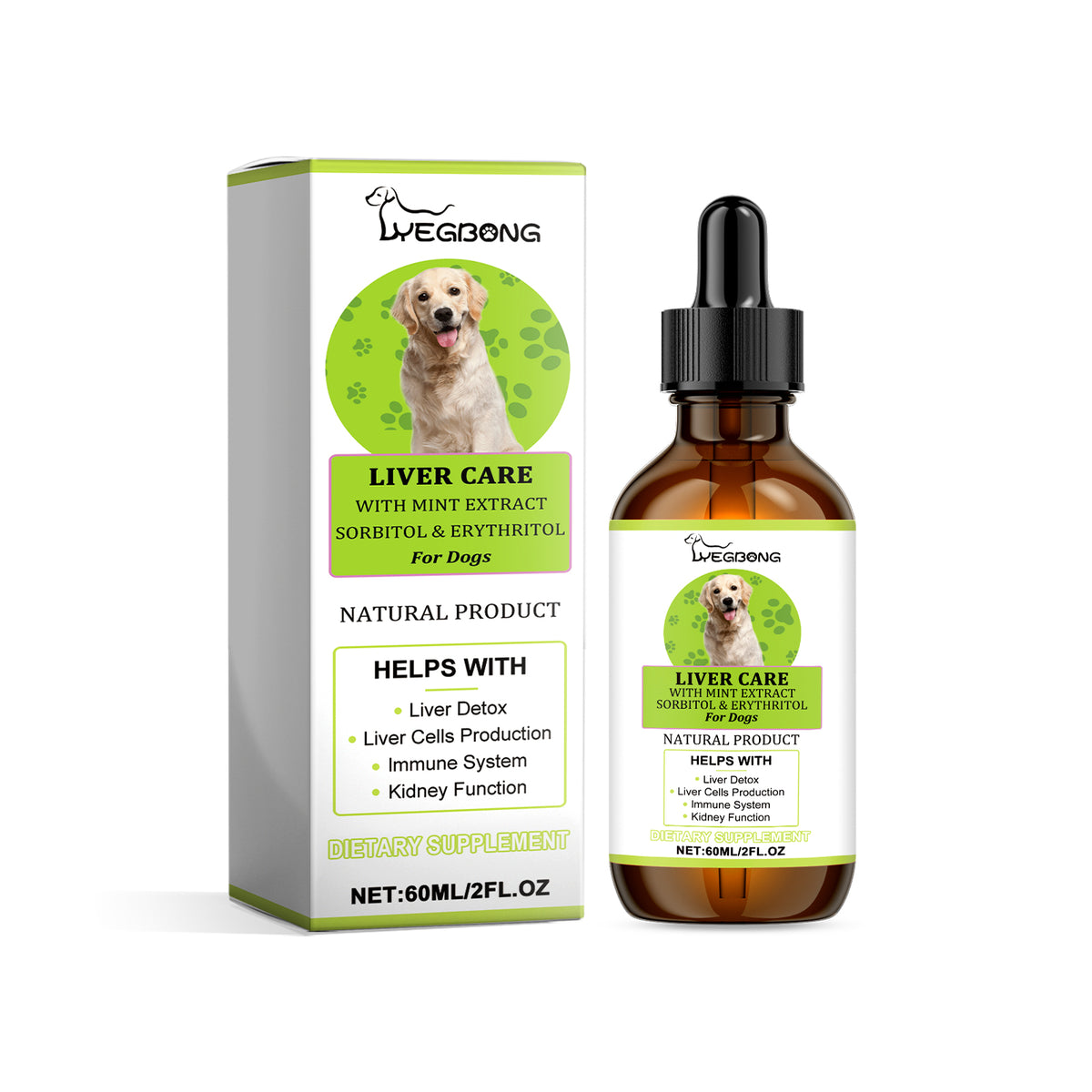 Dog Liver Support Drops With Milk Thistle Extract 60ml