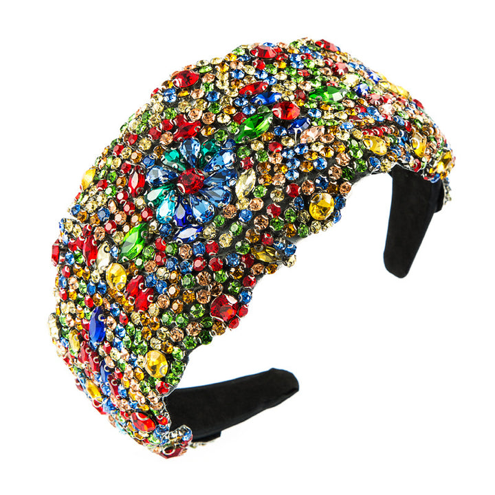 Oversized Rhinestone Headband for Statement Glamour