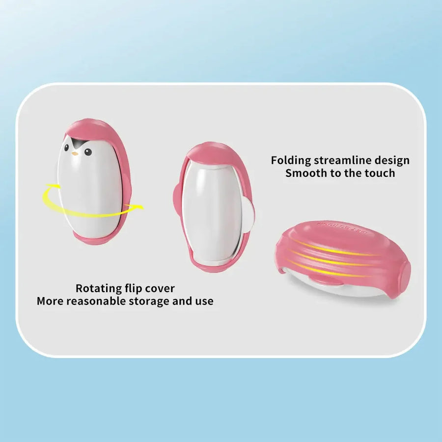 Penguin Lint Remover — Washable Reusable Pet Hair Roller