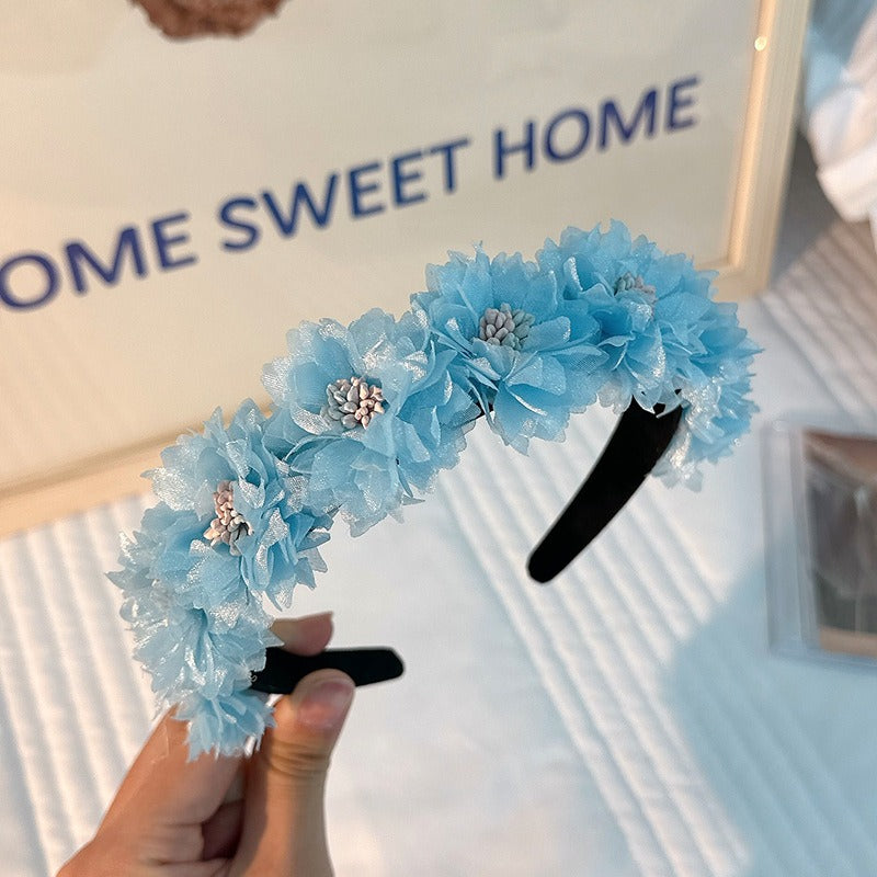 Floral Headband Hair Hoop for Romantic Statement Style