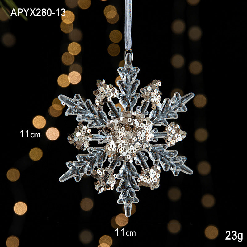 Acrylic Christmas Ornaments for Sparkling Tree Decor