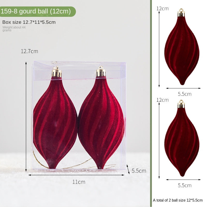 Flocked Christmas Ornaments for a Luxe Holiday Tree