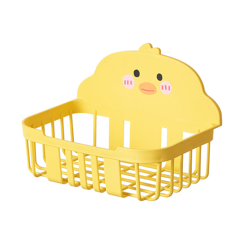 Punch-Free Wall Tissue Box Holder with Cute Chick Design