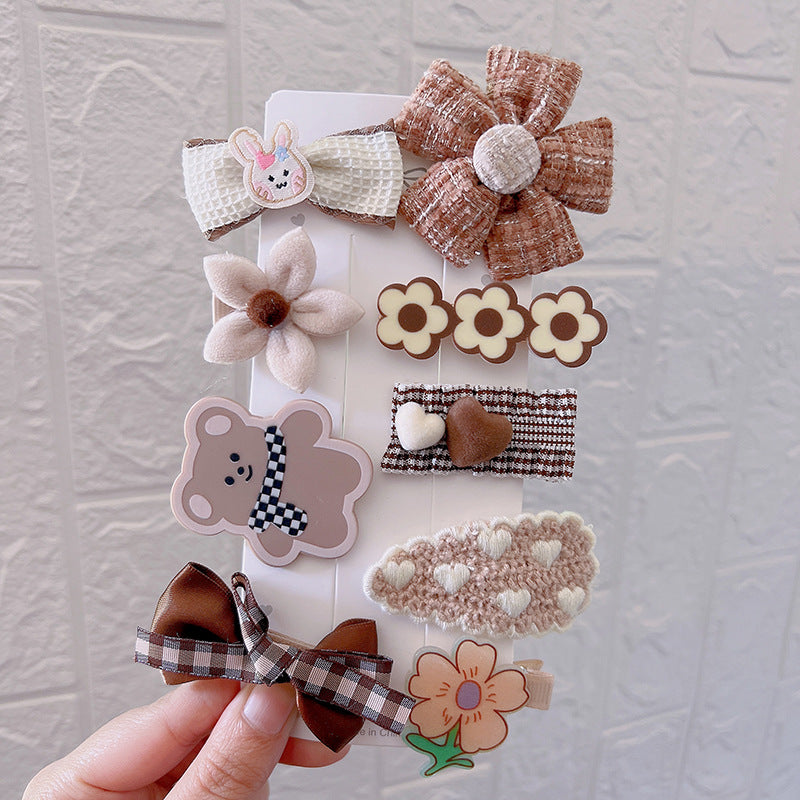 Plush Hair Clips for Girls | Cozy Autumn-Winter Style