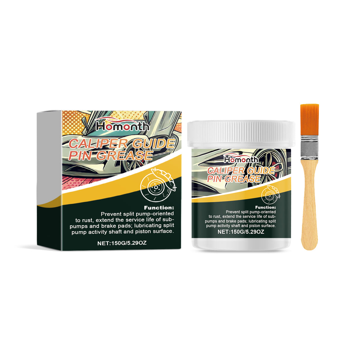 Silicone Brake Caliper Grease for Guide Pin Protection