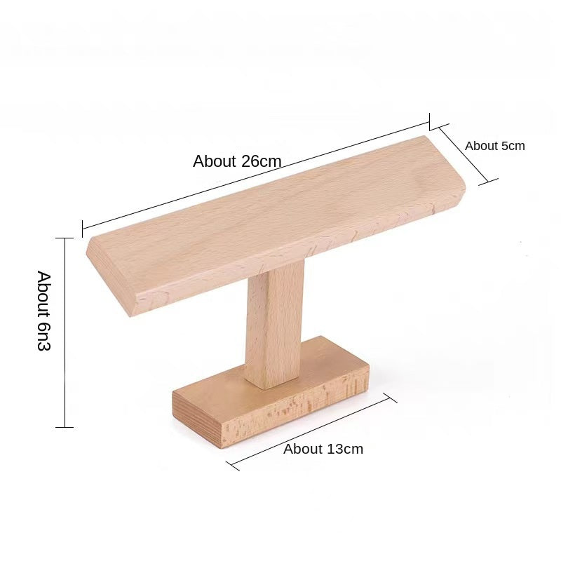 Wooden Jewelry Display Rack for Elegant Organization