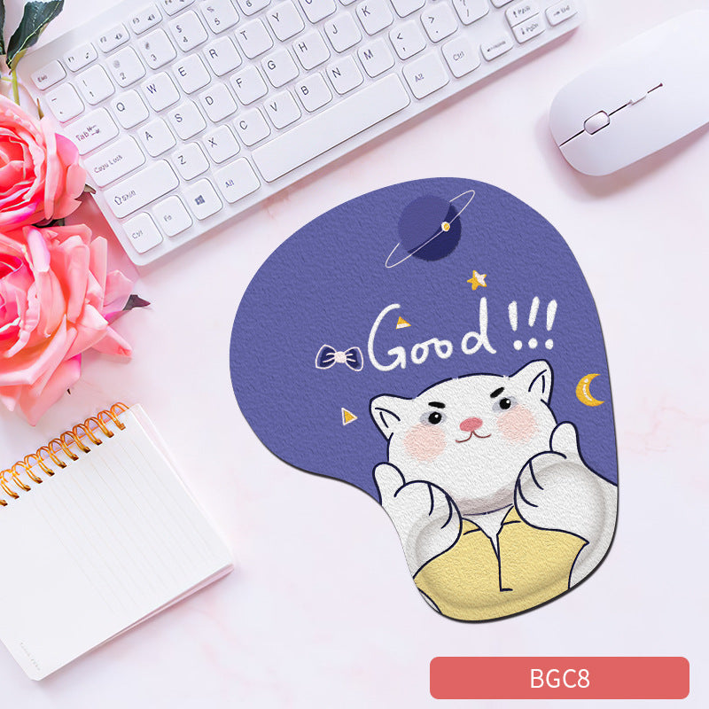 Silicone Wrist Mouse Pad with Cushioned Wrist Support