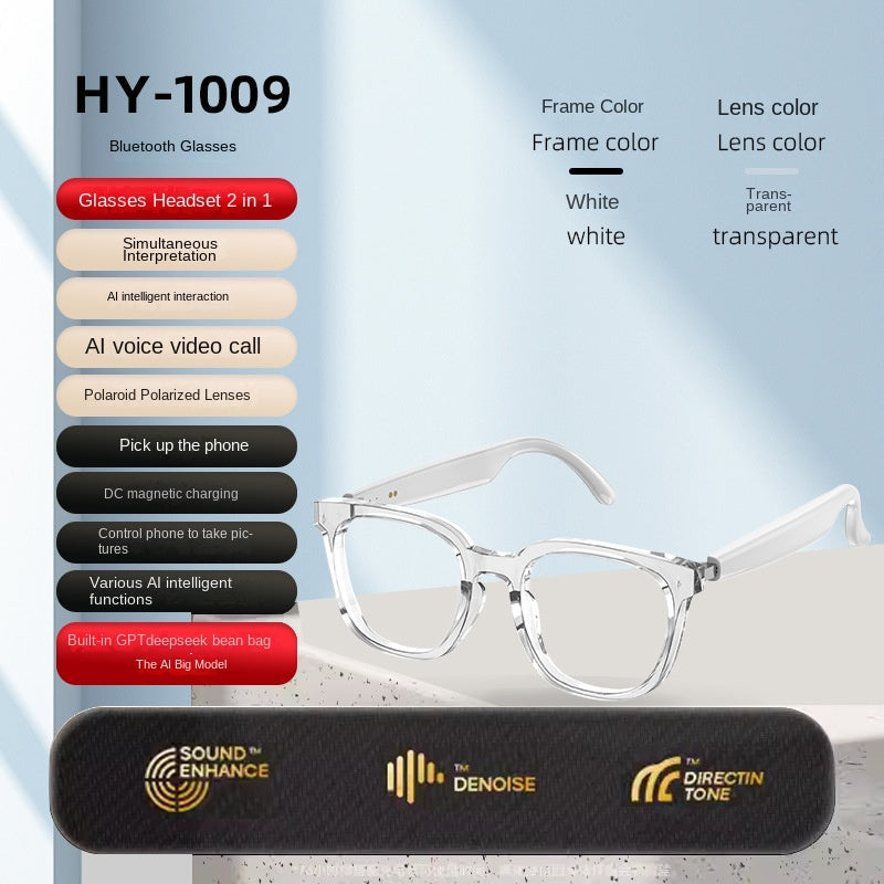 Bluetooth Smart Sunglasses: Calls, Music & AI Translation