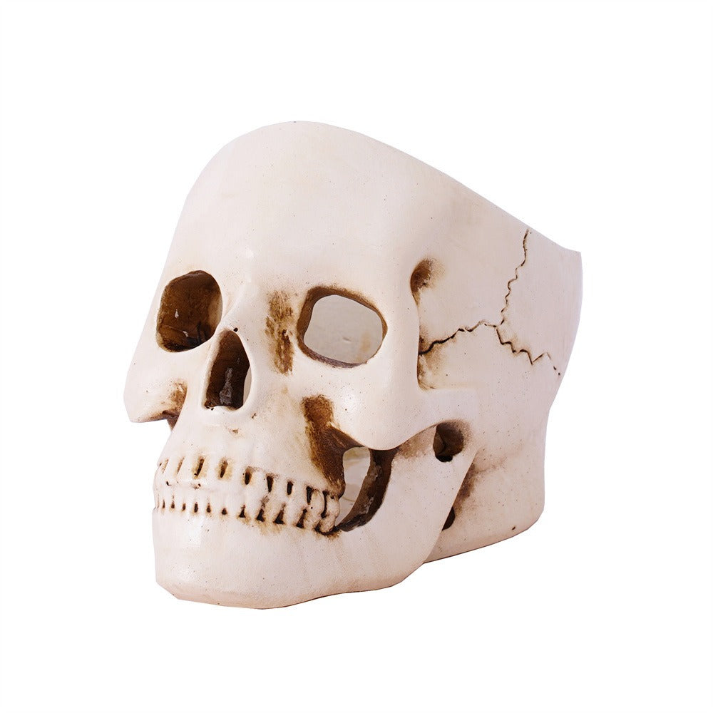 Gothic Skull Desk Organizer Pen Holder for Messy Desks