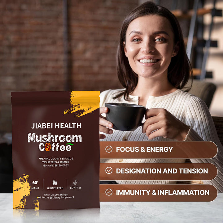 Mushroom Coffee Alternative — Mental Clarity & Steady Energy