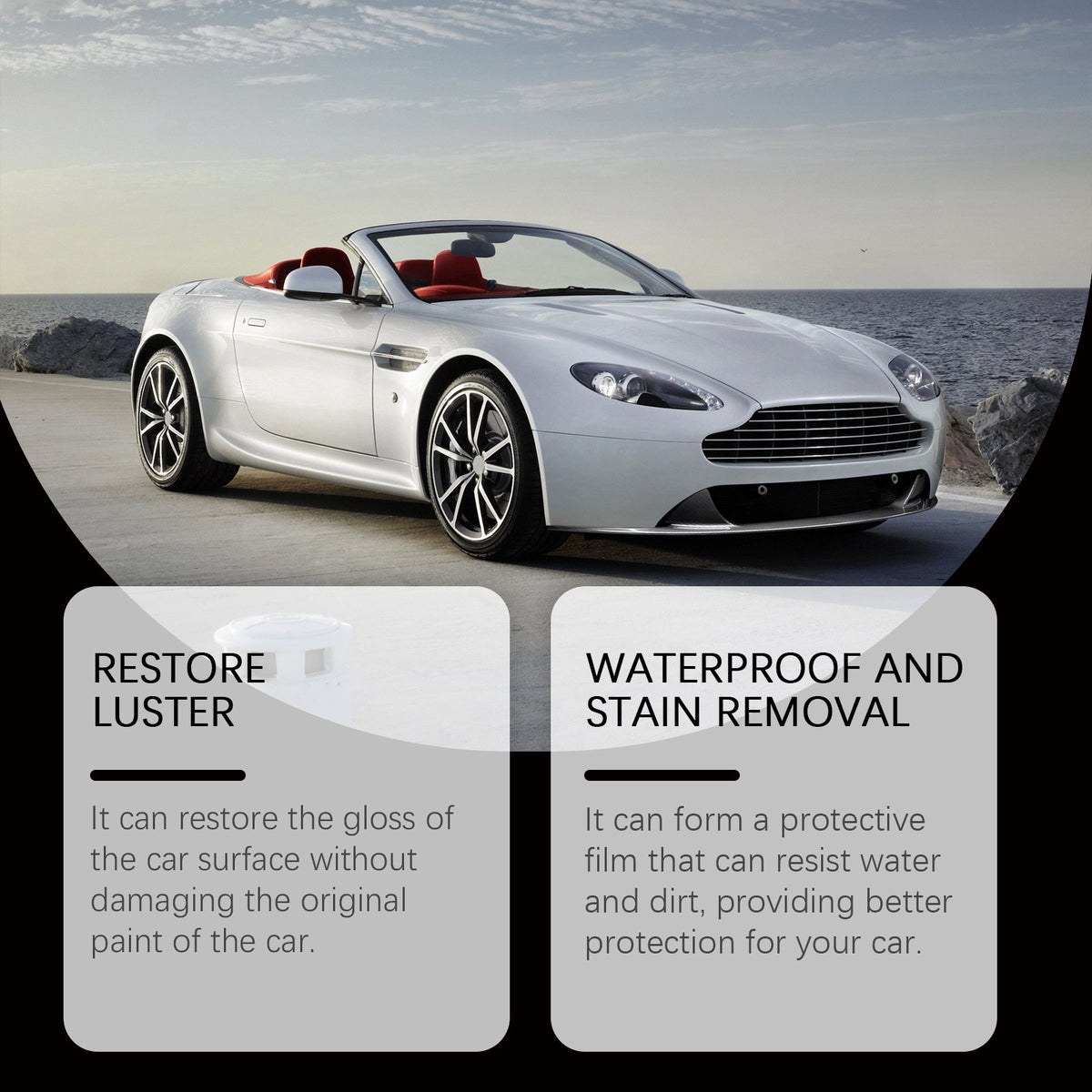Car Ceramic Coating Spray for Lasting Gloss & Shield
