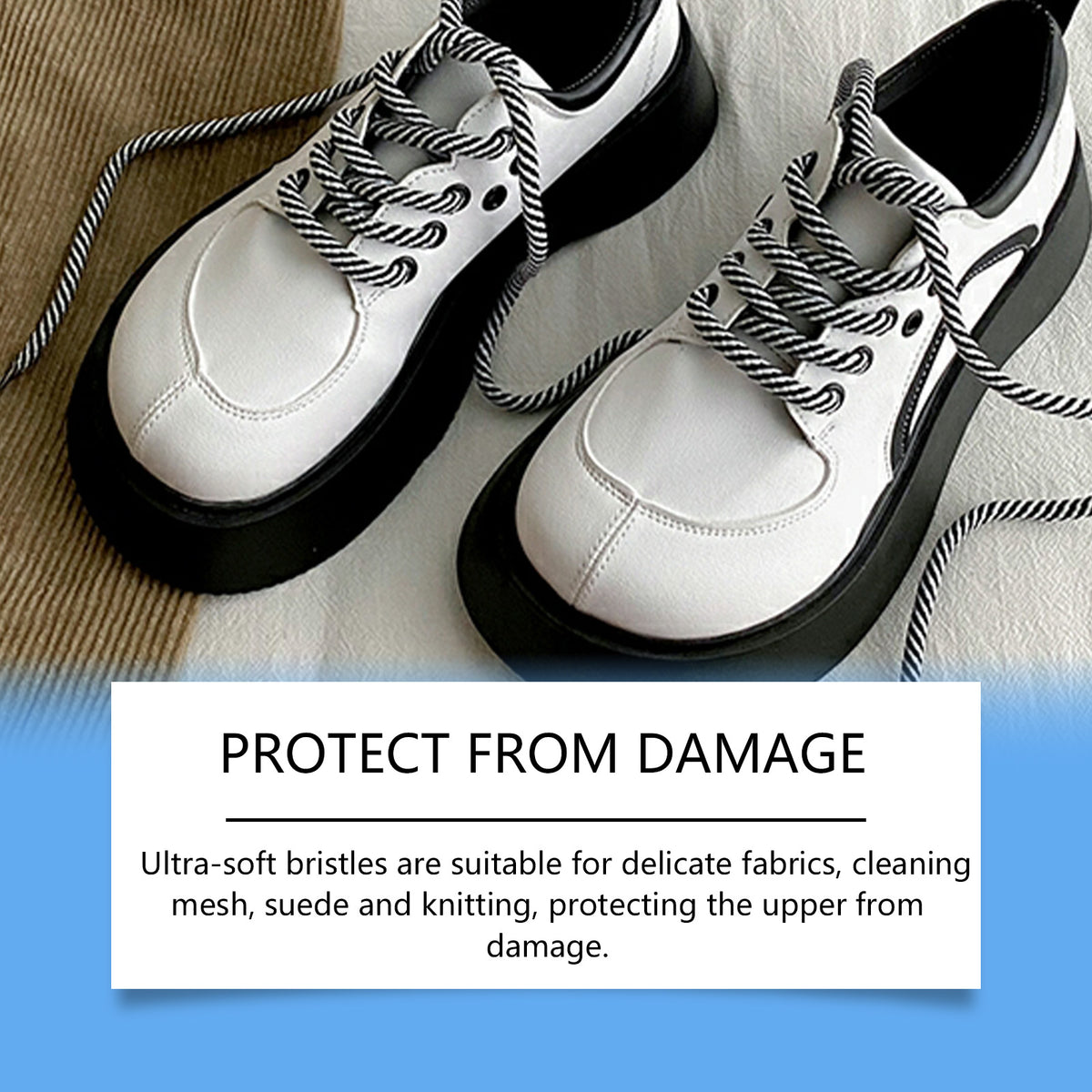 Sneaker Cleaner Foam — Restore White Shoes, No Water