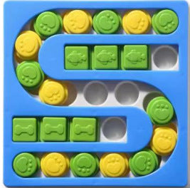 Interactive Dog Puzzle Feeder for Slower Treat Time