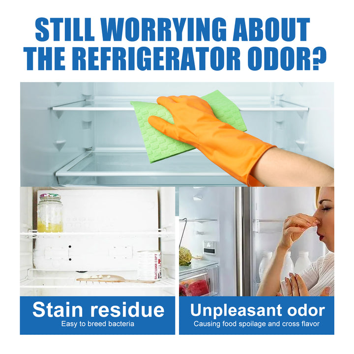 Refrigerator Cleaning Tablets for Odor & Grease Removal