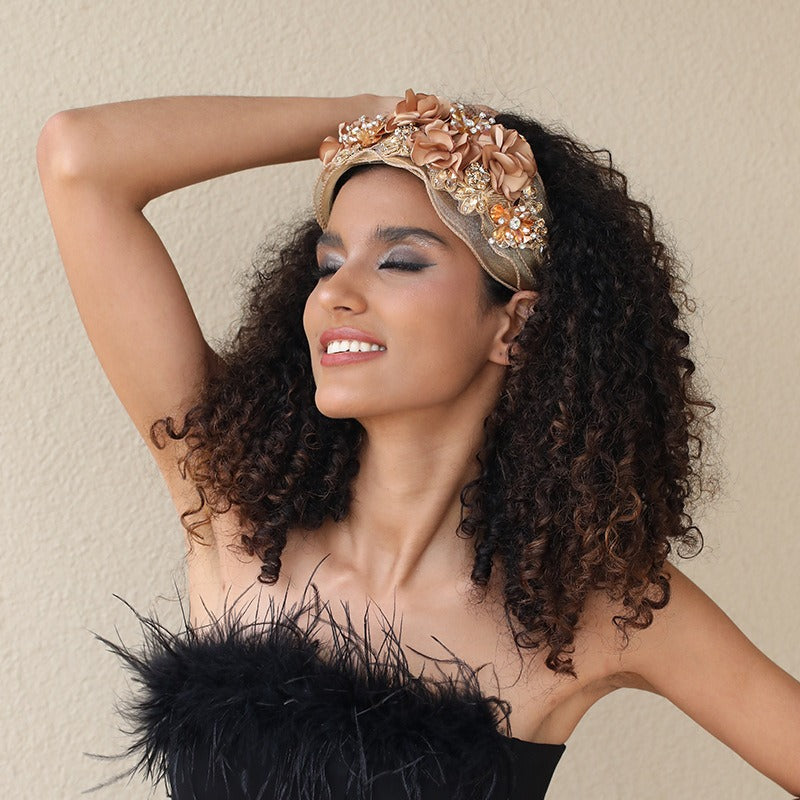 Crystal Floral Headband for Instant Evening Glamour
