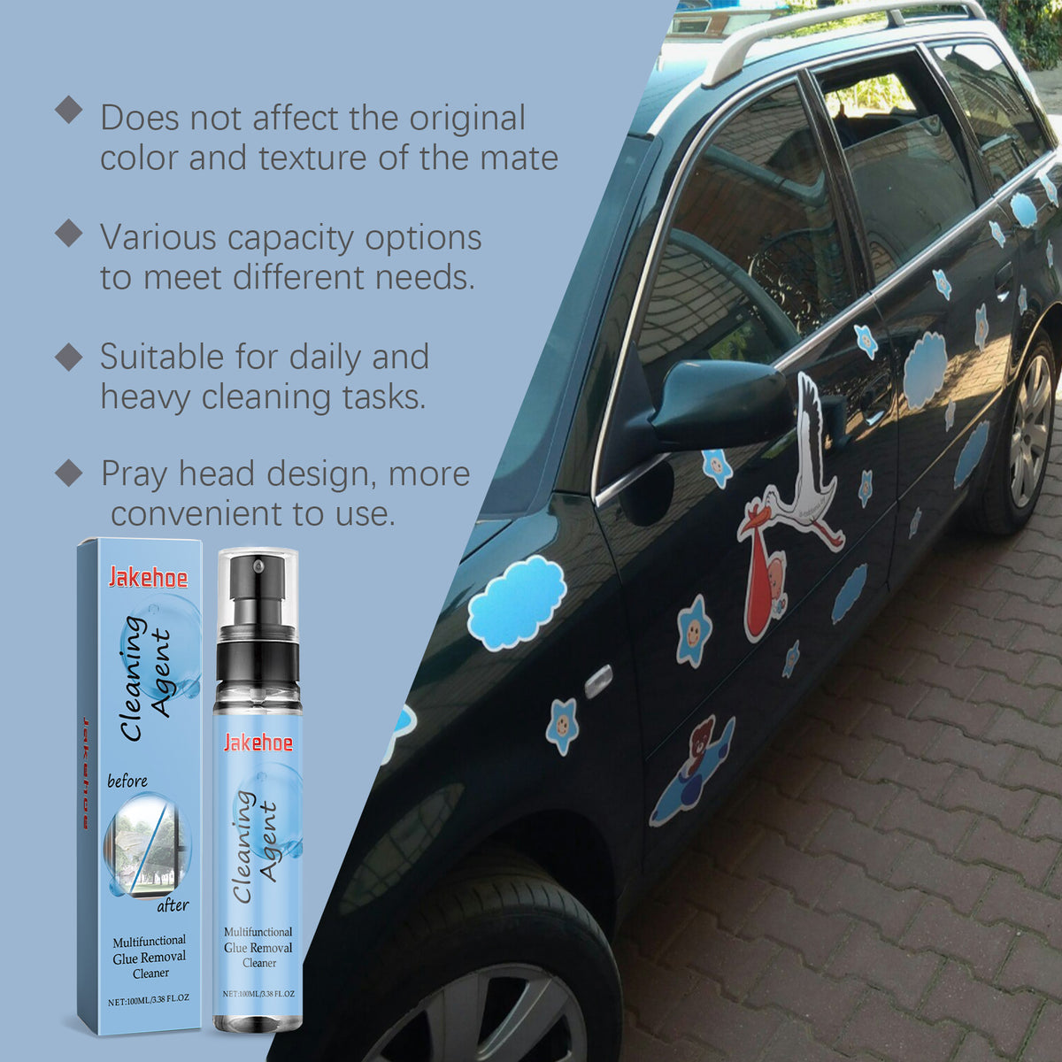 Glue Remover Spray for Cars, Glass & Home Surfaces