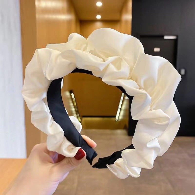 Women's Wide-Brim Headband for Dramatic Volume & Style