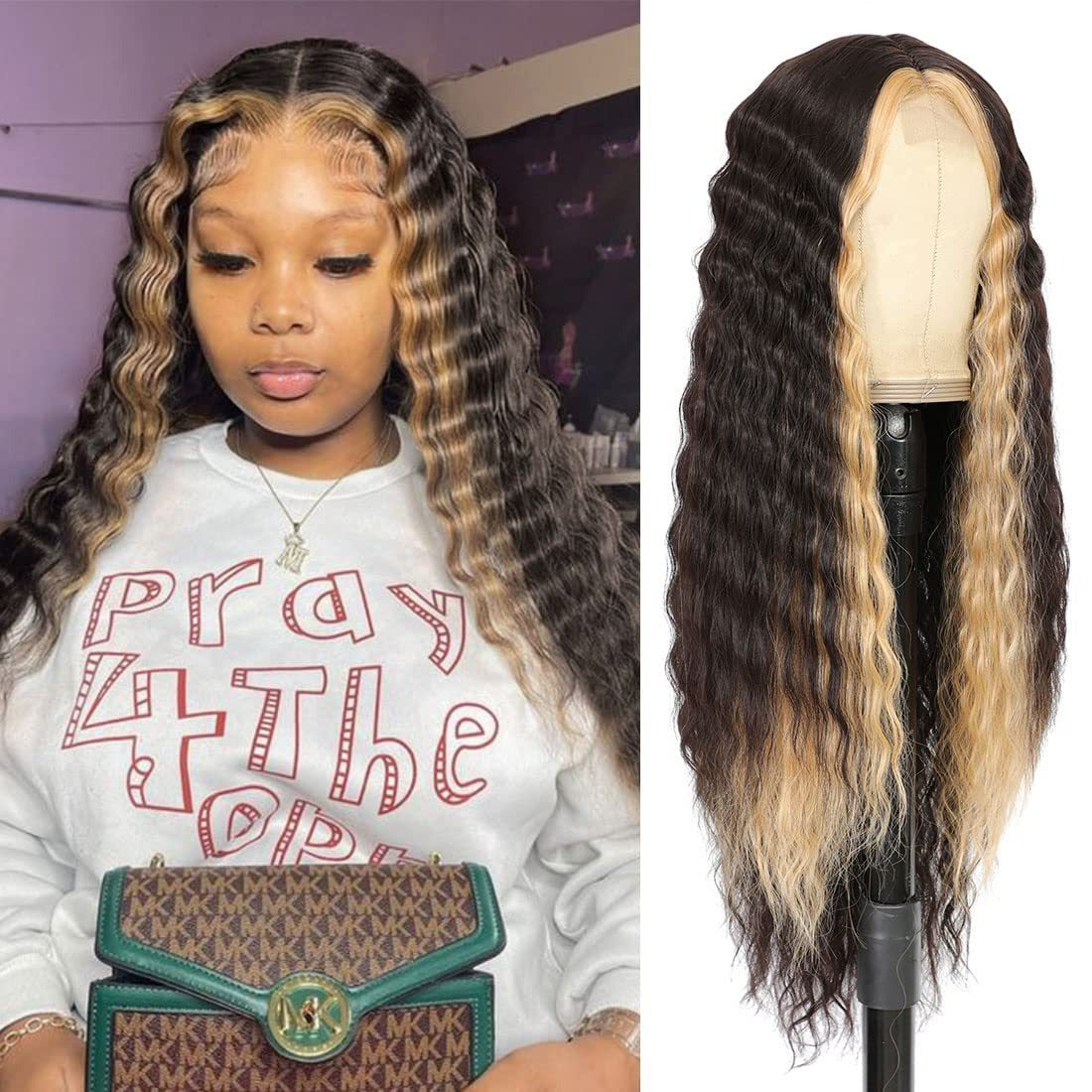 Deep Wave Lace Wig for Long, Voluminous Glamour Looks