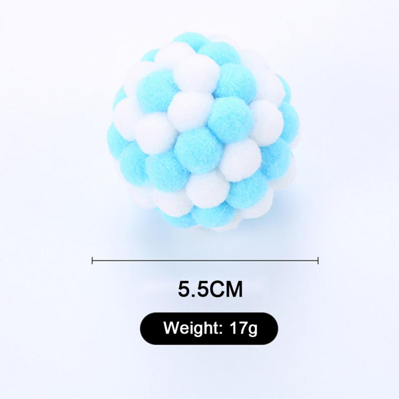Cat Plush Ball Toy With Audible Beads for Indoor Play