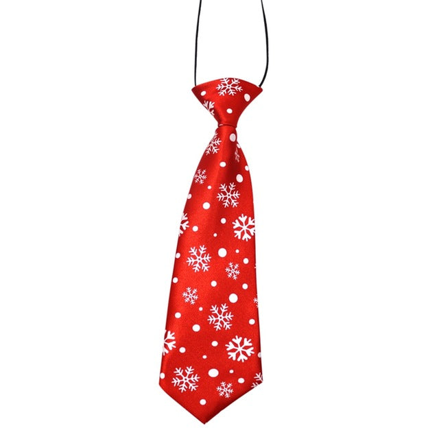 Adjustable Pet Bow Tie Collar for Festive Holiday Photos