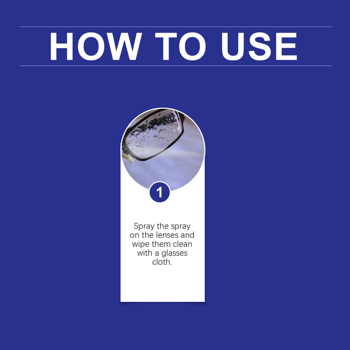 Eyeglass Cleaning Spray for Clear, Smudge-Free Lenses