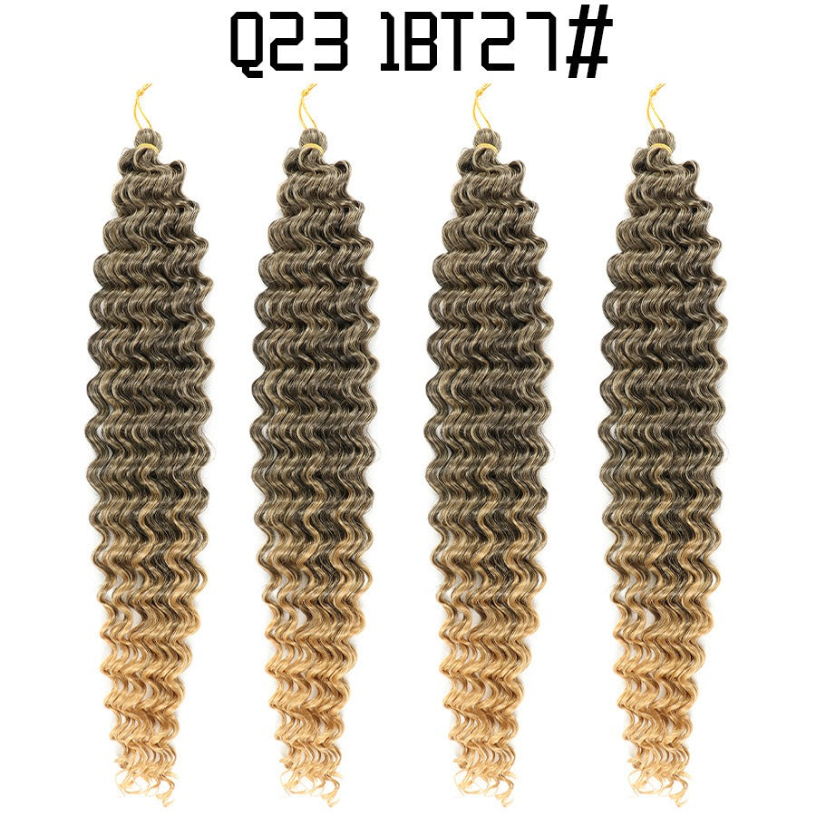 Deep Wave Crochet Hair Extensions For Fuller Volume