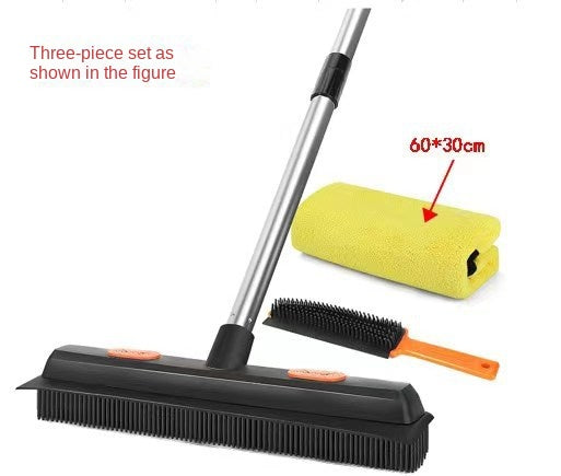 Pet Hair Removal Mop & Brush Kit for Carpets