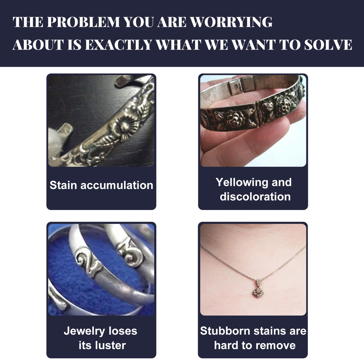 Jewelry Cleaner for Gold, Silver & Precious Jewelry
