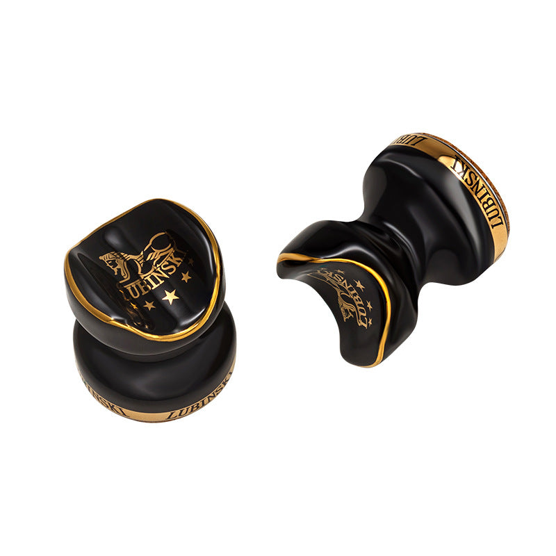 Black Ceramic Cigar Holder with Gold Trim, Pack of 2