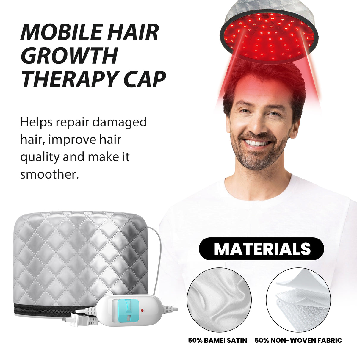 Laser Hair Growth Cap for Easier At-Home Scalp Care