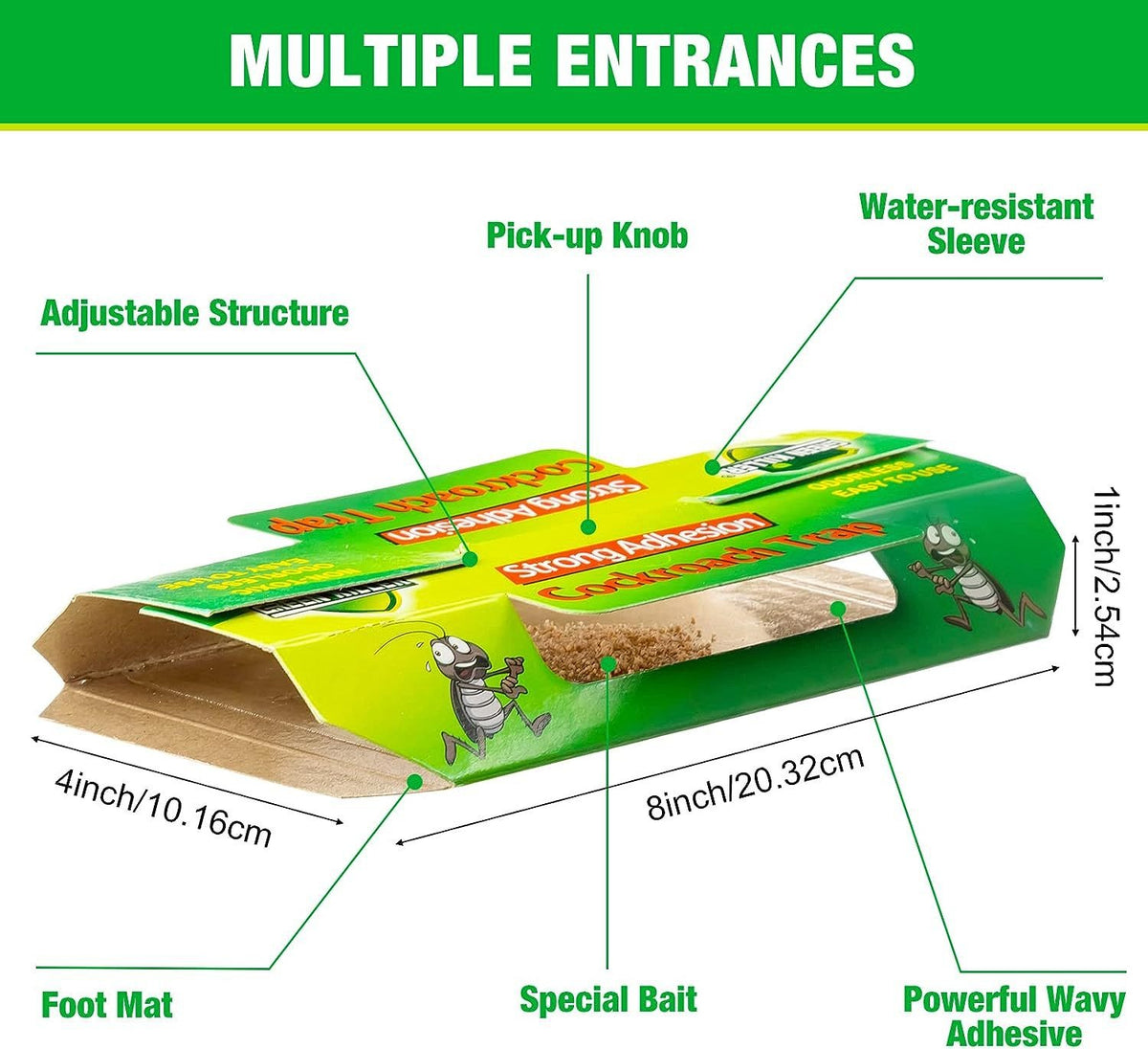 Cockroach Glue Traps: Non-Toxic Sticky Roach Catcher