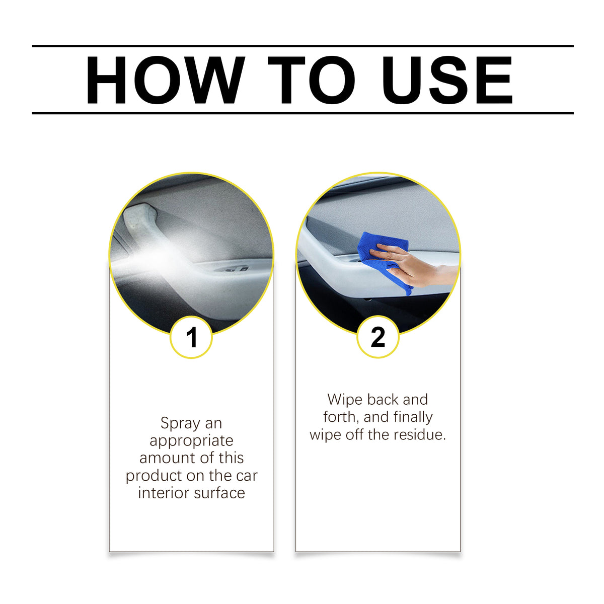 Car Interior Foam Cleaner for a Fresh, Protected Finish