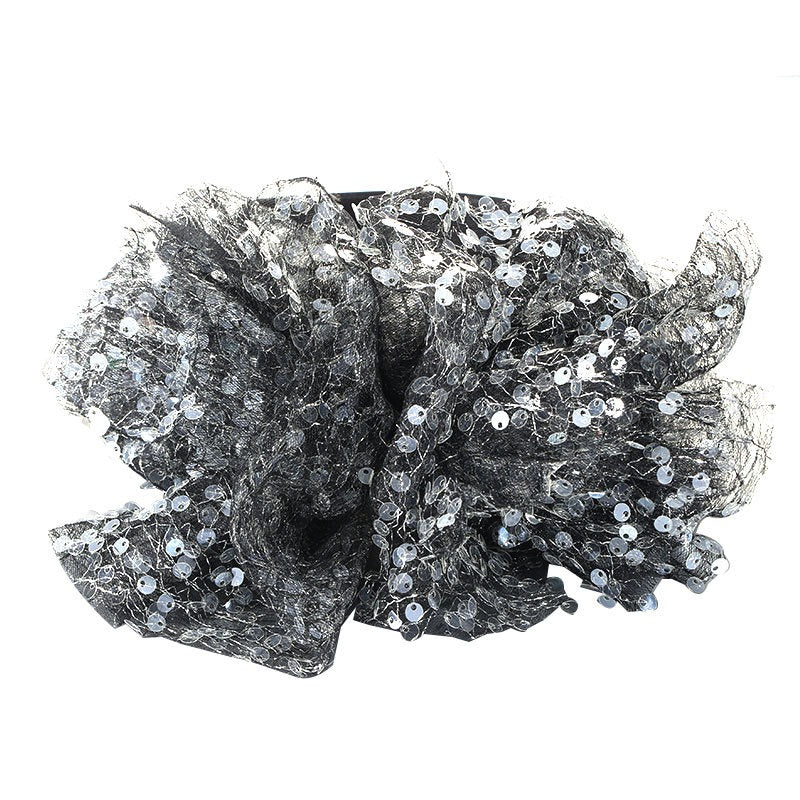 Sequin Bow Hairband for Sparkling Statement Style